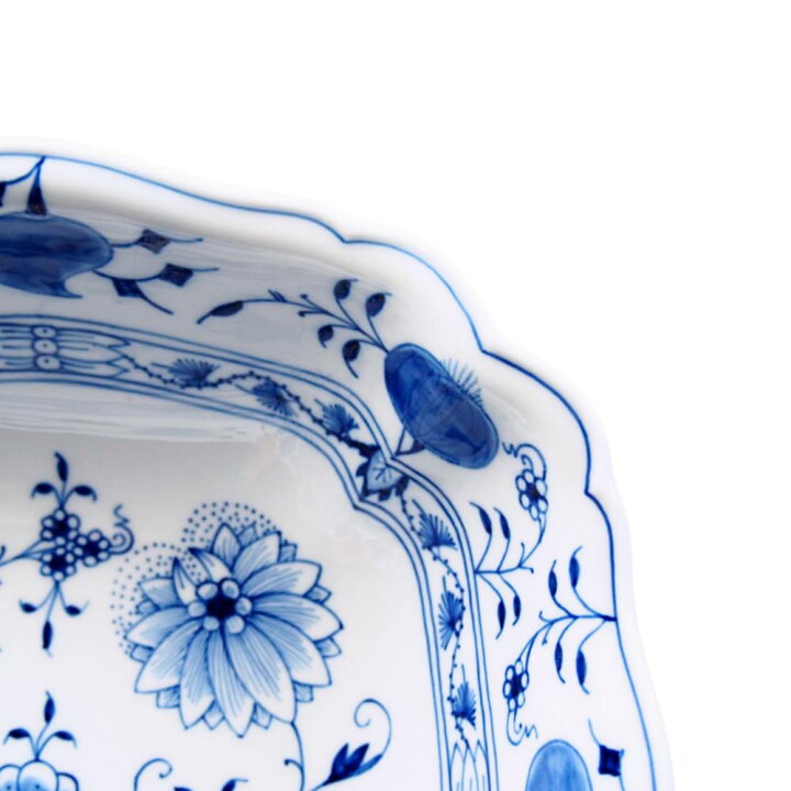 楽天市場】マイセン (Meissen) ブルーオニオン スクエア サラダボウル 