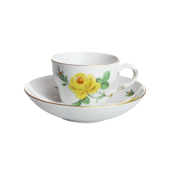 楽天市場】マイセン (Meissen) イエローローズ コーヒーカップ 