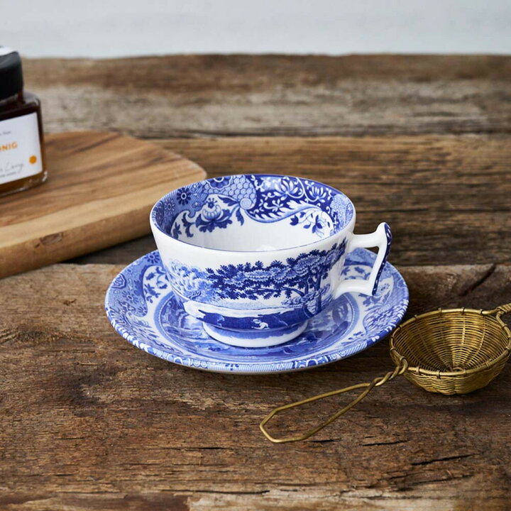 楽天市場】スポード (Spode) ブルーイタリアン ティーカップ＆ソーサー 