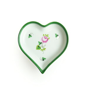 ヘレンド (HEREND) VRH ウィーンのバラ ハート型小皿 7703