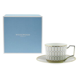 ウェッジウッド (WEDGWOOD) ルネッサンス グレイ ティーカップ＆ソーサー