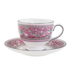 ウェッジウッド (WEDGWOOD) フロレンティーンフューシャ ティーカップ＆ソーサー リー