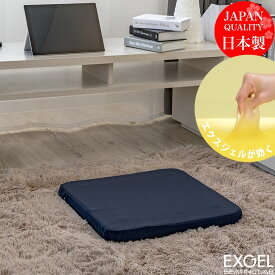 テレワーク 人気アイテム エクスジェル EXGEL オザブ + 専用カバー セット AZB11 ギフト プレゼント 骨盤 ゆったり 大きめ 大きい 腰痛 グッズ 腰 体圧分散 日本製 座布団 ざぶとん 大きめ ジェルクッション ゲルクッション 床 座る クッション ジェル ゲル 厚め 床 フロア