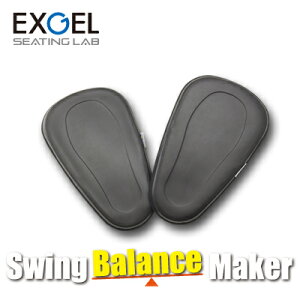 EXGEL スウィングバランスメーカー セパレートタイプ SBM01-BK エクスジェル 体幹 トレーニング 軸 バランス 強化 パッド スイング練習 クッション ギフト ゴルフ好き プレゼント ゴルフ練習用