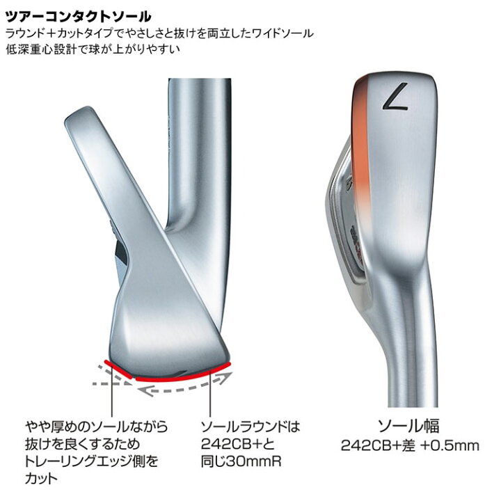 楽天市場】メーカーカスタムクラブ ブリヂストン 258CBP アイアン 6本 