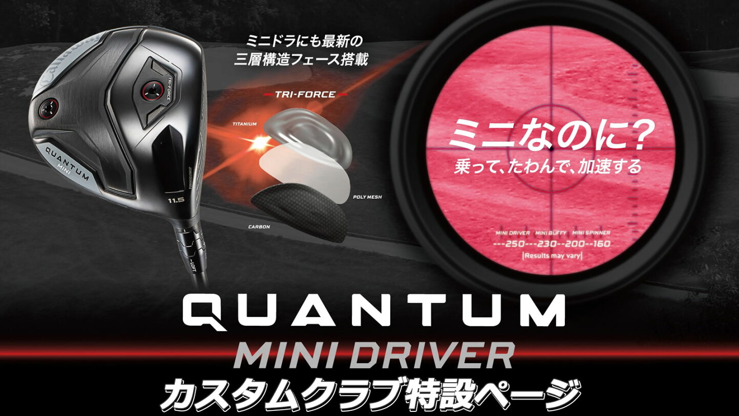 楽天市場 | EX GOLF - キャロウェイ QUANTUM MINI シリーズ カスタム 