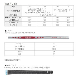 【メーカーカスタム】Callawey(キャロウェイ)ROGUESTARユーティリティ