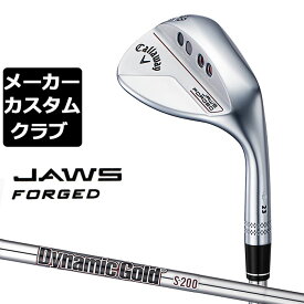 【メーカーカスタム】Callaway(キャロウェイ) JAWS FORGED 2023 ウェッジ クロム 右用 Dynamic Gold Burgundy スチールシャフト [日本正規品][ジョーズ フォージド]