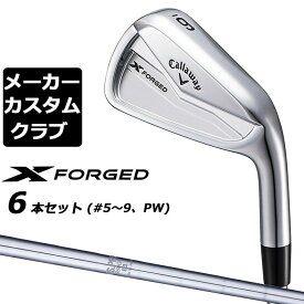 【メーカーカスタム】キャロウェイ X FORGED 2024 右用 アイアン 6本セット (＃5-PW) N.S.PRO 950GH スチールシャフト 日本正規品 Callaway