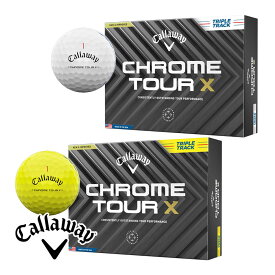 【あす楽可能】キャロウェイ 2024 CHROME TOUR X ゴルフ ボール 1ダース(12球) クロム ツアー エックス トリプル・トラック 2024年モデル Callaway