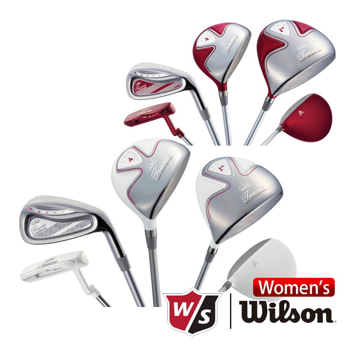 楽天市場】ウィルソン TIARA MODA 6本セット レディース ホワイト  