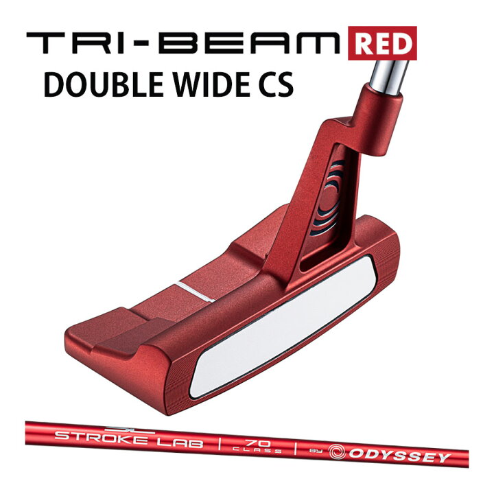 楽天市場】【即納可能】オデッセイ TRI-BEAM RED パター メンズ 右用 