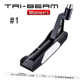 【あす楽可能】オデッセイ TRI-BEAM 2023 ウィメンズ パター レディース 右用 ＃1 STROKE LABシャフト ホワイト トライビーム ゴルフ ODYSSEY 日本正規品