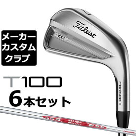 【メーカーカスタム】タイトリスト T100 2023 アイアン 右用 6本セット(#5-P) N.S.PRO MODUS3 TOUR 115 スチールシャフト Titleist 日本正規品