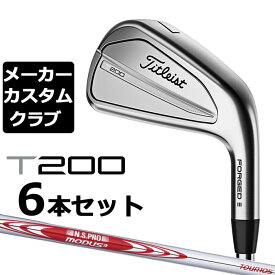 【メーカーカスタム】タイトリスト T200 2023 アイアン 右用 6本セット(#5-P) N.S.PRO MODUS3 TOUR 105 スチールシャフト Titleist 日本正規品