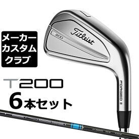 【メーカーカスタム】タイトリスト T200 2023 アイアン 右用 6本セット(#5-P) TENSEI AV AM2 BLUE カーボンシャフト Titleist 日本正規品