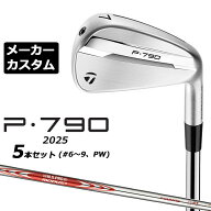 メーカーカスタムクラブ テーラーメイド P790 2025 アイアン 5本セット(#6-PW) 右用 N.S.PRO MODUS3 TOUR…