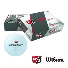 ウィルソン DX2 SOFT ゴルフ ボール (12球) ホワイト WILSON