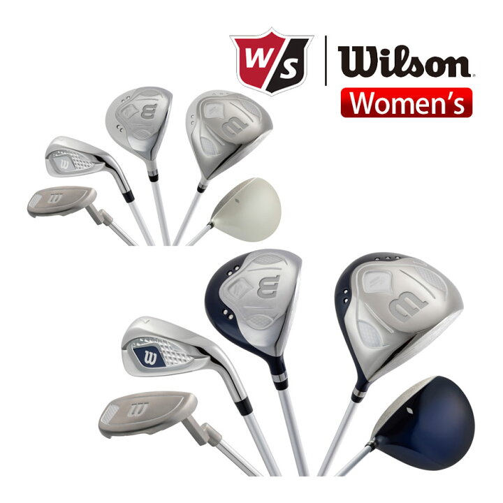 楽天市場】ウィルソン ティアラ ニーノ 6本セット(1W、4W、7I、9I、SW 