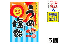 ライオン菓子 うめ塩飴 73g×5個賞味期限2027/03