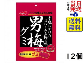 ノーベル製菓 男梅グミ 38g×12個賞味期限2024/11