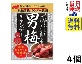 ノーベル 男梅 キャンデー 80g ×4個賞味期限2025/03