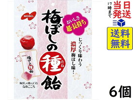 ノーベル 梅ぼしの種飴 30g ×6個賞味期限2025/03