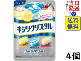春日井製菓 キシリクリスタル ソーダアソート 63g ×4個賞味期限2026/02