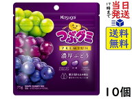春日井製菓 つぶグミ premium 濃厚ぶどう 75g ×10個賞味期限2027/03