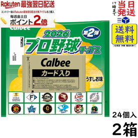 カルビー プロ野球チップス 2026 第2弾24袋×2箱 賞味期限 2027/02