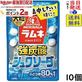 森永製菓 大粒ラムネ 強炭酸シュワソーダ 25g×10個賞味期限2027/04