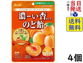 アサヒグループ食品 濃—い杏 のど飴 84g ×4個賞味期限2025/02