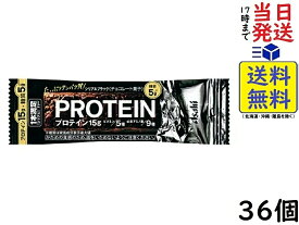 アサヒグループ食品 1本満足バー プロテインブラック 36個賞味期限2024/12