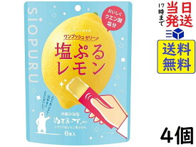 井村屋 ワンプッシュゼリー 塩ぷるレモン 6本 ×4個賞味期限2024/07/23