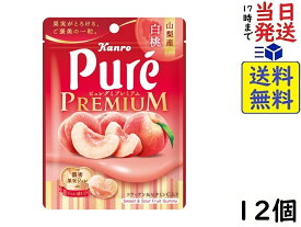 カンロ ピュレグミプレミアム 山梨産白桃 54g×12個 賞味期限2026/10