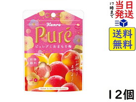 カンロ ピュレグミ 梅 おまもり梅 52g×12個 賞味期限2026/07