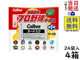 カルビー 2024 プロ野球チップス 第1弾 22g×24個×4箱 賞味期限2024/09