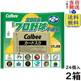 カルビー プロ野球チップス 2026 第2弾24袋×2箱 賞味期限 2027/02