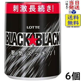 ロッテ ブラックブラック 粒 ワンプッシュボトル 133g×6個入