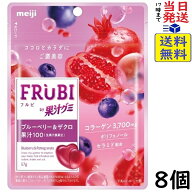 明治 FRUBI by果汁グミ ブルーベリー＆ザクロ 57g×8個賞味期限 2027/01