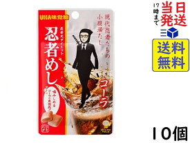 UHA味覚糖 忍者めし コーラ 20g ×10個賞味期限2024/12