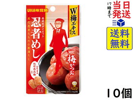 UHA味覚糖 旨味シゲキックス 忍者めし 梅かつお味 20g ×10個賞味期限2024/10