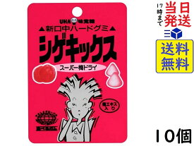 UHA味覚糖 復刻版シゲキックス スーパー梅ドライ 20g ×10個賞味期限2024/10