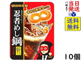 UHA味覚糖 忍者めし鋼 コーラ味 50g ×10個賞味期限2024/08