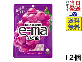 味覚糖 e-maのど飴 グレープ 50g×12個賞味期限2026/10