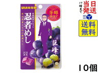 UHA味覚糖 忍者めし 巨峰 20g ×10個賞味期限2027/02