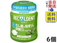 モンデリーズ リカルデント さっぱりミントガム（粒）ボトルR 135.2g ×6個賞味期限2027/09