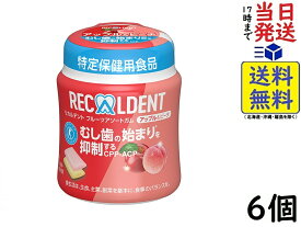 モンデリーズ リカルデント アップル＆ピーチ ボトル 135.2g×6個賞味期限2026/07
