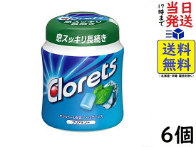 モンデリーズ・ジャパン クロレッツ XP ボトルR クリアミント (粒ガム) 140g ×6個