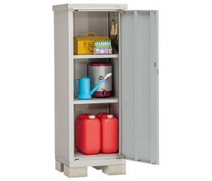 イナバ物置 アイビーストッカー BJX-065D(全面棚タイプ) 物置き 小型 屋外 収納庫